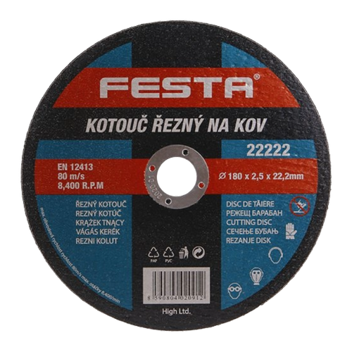 Kotouče řezné, brusné a leštící