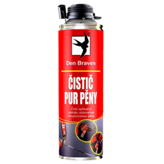 Čistič PUR pěny Den Braven dóza 500 ml, transparentní