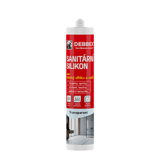 Sanitární silikon Den Braven kartuše 280 ml, transparentní
