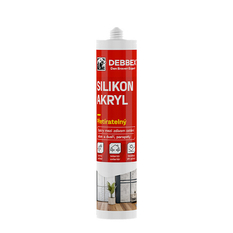 Silikon akryl Den Braven kartuše 280 ml, bílá