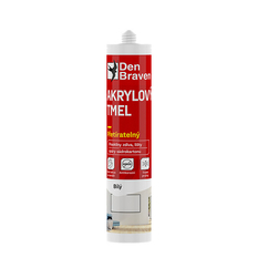 Akrylový tmel Den Braven kartuše 280 ml, bílá
