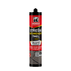 Střešní bitumenový tmel Den Braven kartuše 310 ml, černá