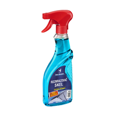 Rozmrazovač skel Den Braven láhev s rozprašovačem 500 ml, modrá
