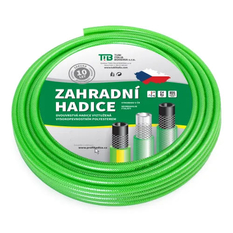 Hadice zahradní Tubi Caribic Hobby 1/2˝, délka 25 m, zelená průhledná