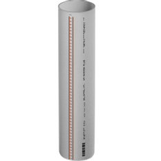 Trubka odpadní hladká Osma HTGL 40 x 1,8 x 5000 mm šedá