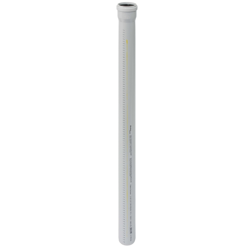 Trubka odpadní hrdlová odhlučněná Osma Skolan Safe SKEM DN 78 x 4,5 x 2000 mm, světle šedá