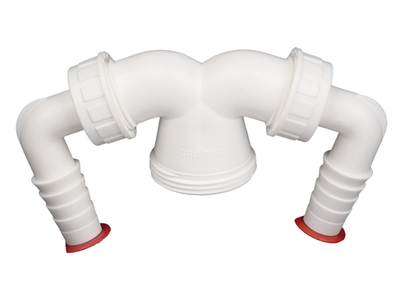 Dvojitá přípojka HL Hutterer & Lechner, 6/4˝x3/4˝ pro pračku nebo myčku nádobí