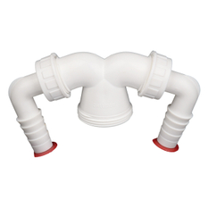 Dvojitá přípojka HL Hutterer & Lechner, 6/4˝x3/4˝ pro pračku nebo myčku nádobí