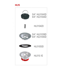 Odpadní ventil HL Hutterer & Lechner, 6/4˝ s připojovacím závitem 6/4˝