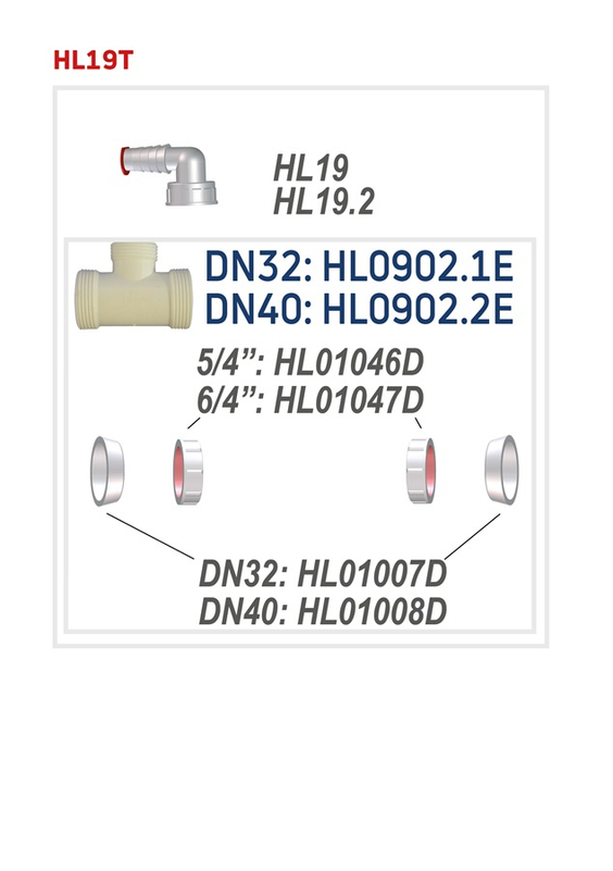 T-kus HL Hutterer & Lechner, DN40x6/4˝ s HL19