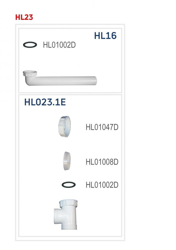 Odtoková souprava HL Hutterer & Lechner, DN40x6/4˝