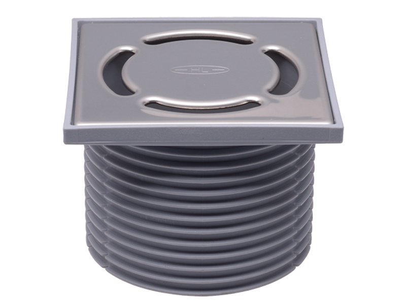 Nástavec HL Hutterer & Lechner, d 110mm/plast 123x123mm/nerez 115x115mm, bez ZU