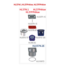 Nástavec HL Hutterer & Lechner, d 110mm/plast 123x123mm/nerez 115x115mm, ZU standard - vodní