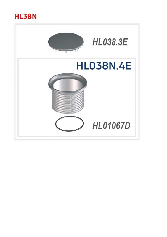 Nástavec HL Hutterer & Lechner, d 110/kruh nerez d 133mm/ nerez d 121mm