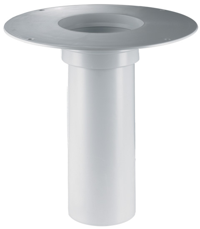 Nádstavec 345mm / HL Hutterer & Lechner, d 125mm s PVC izolační přírubou, pro měkké PVC hydroizolační fólie