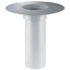 Nádstavec 345mm / HL Hutterer & Lechner, d 125mm s PVC izolační přírubou, pro měkké PVC hydroizolační fólie