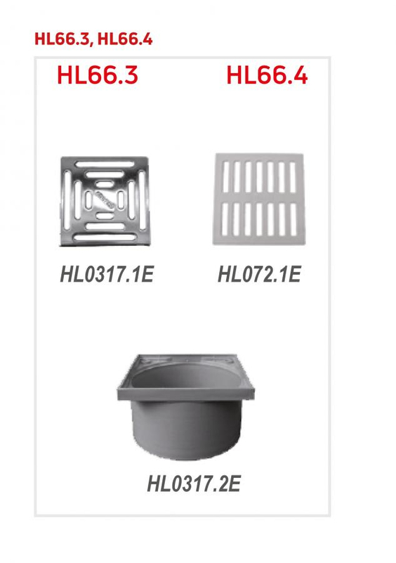 Nástavec HL Hutterer & Lechner, d 145mm/plast 147x147mm/nerez 138x138mm