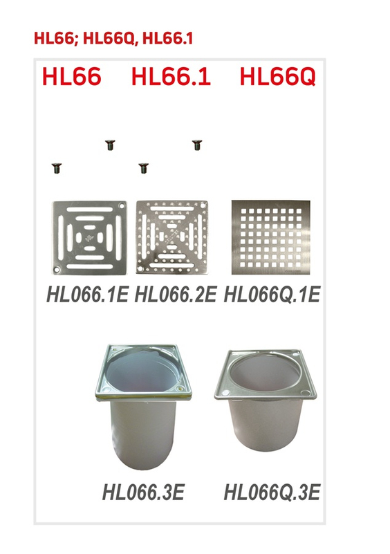 Nástavec HL Hutterer & Lechner, d 145mm/nerez 150x150mm/ nerez 138x138mm ˝Quadra˝