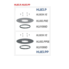 Izolační souprava s PVC těsnící přírubou HL Hutterer & Lechner, d 287 mm