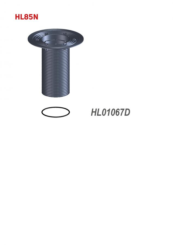 Nástavec 200mm/ HL Hutterer & Lechner, d 110mm s izolační přírubou, pro vtoky série HL70, HL80, HL90, HL300, HL310 a HL510