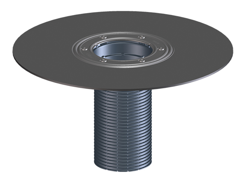 Nástavec 200mm/ HL Hutterer & Lechner, d 110mm s asfaltovou manžetou, pro vtoky série HL70, HL80, HL90, HL300, HL310 a HL510, HL85N