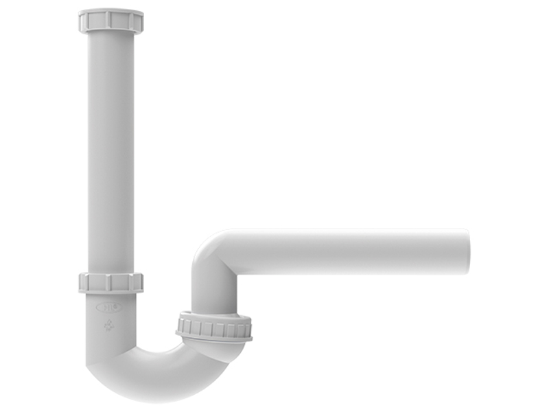 Zápachová uzávěrka HL Hutterer & Lechner, DN50x6/4˝ pro dřezy s kulovým kloubem na odtoku