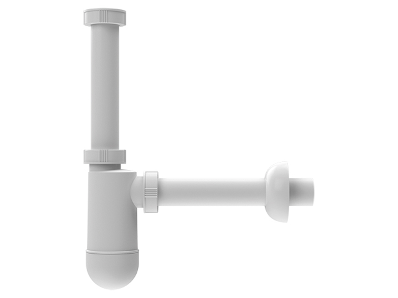 Zápachová uzávěrka k umyvadlu HL Hutterer & Lechner, DN40x5/4˝ s krycí růžicí odtoku