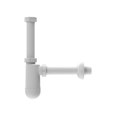 Zápachová uzávěrka k umyvadlu HL Hutterer & Lechner, DN40x5/4˝ s krycí růžicí odtoku