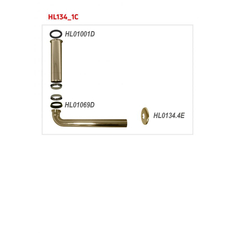 Připojovací souprava HL Hutterer & Lechner, 5/4˝ z pochromované mosazi