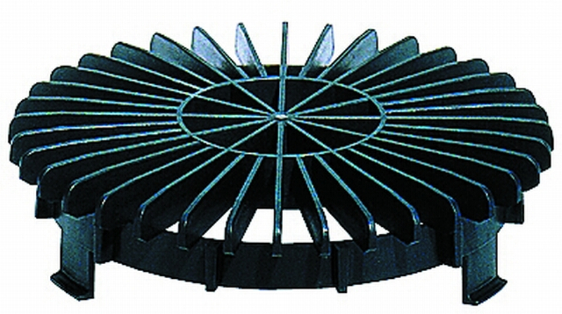 Plochý záchytný koš HL Hutterer & Lechner, d 150mm, vhodný pro střešní vtoky