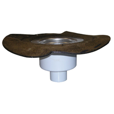 Těleso podlahové vpusti HL Hutterer & Lechner, DN50/75/110 se svislým odtokem, s asfaltovou manžetou, ZU standard - vodní