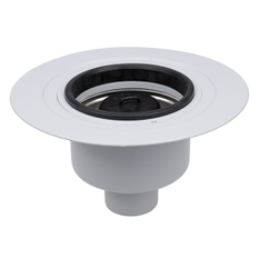 Těleso podlahové vpusti HL Hutterer & Lechner, DN75 se svislým odtokem, s izolační přírubou, s nerezovou výstelkou a ZU standard - vodní