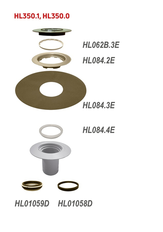 Nástavec 180mm/ HL Hutterer & Lechner, d 145mm s izolačním límcem a izolační soupravou HL84