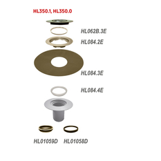 Nástavec 180mm/ HL Hutterer & Lechner, d 145mm s izolačním límcem a izolační soupravou HL84