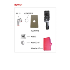 Zápachová uzávěrka HL Hutterer & Lechner, DN40/50 pro pračky s přivzdušňovacím ventilem, krycí deska nerez 110x225mm