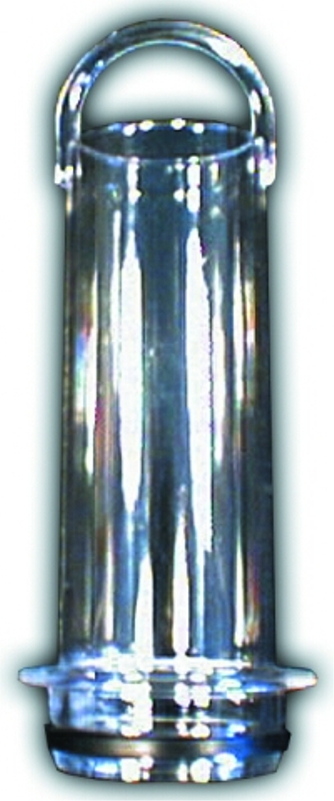 Přepadová trubka z plexiskla 100x6/ HL Hutterer & Lechner, 4˝