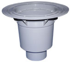 Těleso velkokapacitního vtoku HL Hutterer & Lechner, DN110 se svislým odtokem, s izolační přírubou