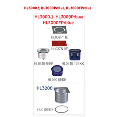 Nástavec HL Hutterer & Lechner, d 110mm/nerez 121x121mm/nerez 115x115mm, ZU standard vodní