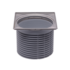 Nástavec HL Hutterer & Lechner, d 110mm/100mm, s nerezovým rámečkem 121x121mm včetně O-kroužku. Systém ˝KLICK-KLACK˝