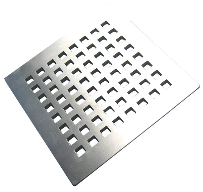 Nerezová vtoková mřížka ˝Quadra˝ HL Hutterer & Lechner, 138x138mm
