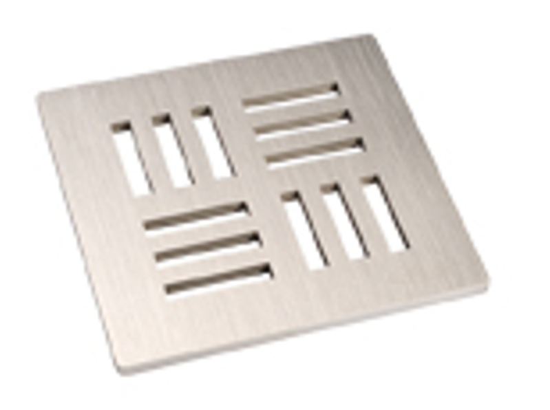 Vtoková mřížka z nerezové oceli HL Hutterer & Lechner, 115 x 115mm ˝Nil˝