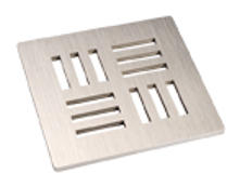 Vtoková mřížka z nerezové oceli HL Hutterer & Lechner, 115 x 115mm ˝Nil˝