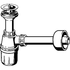 Lahvový zápachový uzávěr Viega 5726 1 1/4 x 6/4˝