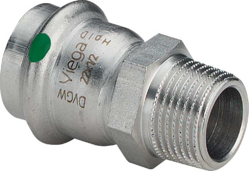 Přechodový kus Viega Sanpress Inox s SC-Contur 2311 28 x 1˝