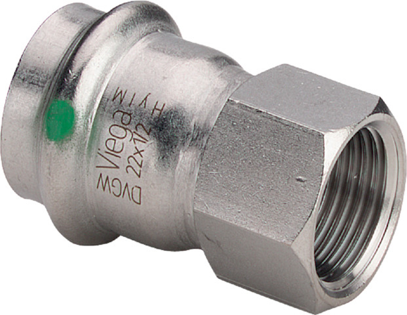 Přechodový kus Viega Sanpress Inox s SC-Contur 2312 18 x 3/4˝