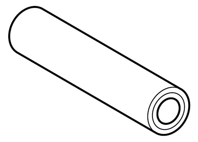 Systémová trubka Geberit Mapress uhlíková ocel, opláštění plastem: d=22mm, D=2,4cm, L=6m