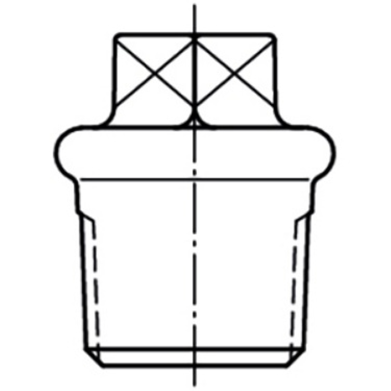 Zátka černá Atusa Nr.290 M 3/8˝ vnější závit