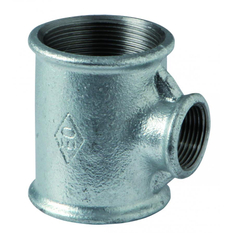 T-kus redukovaný pozinkovaný Atusa Nr.130 FFF 1/2˝ x 3/4˝ x 1/2˝ vnitřní závit