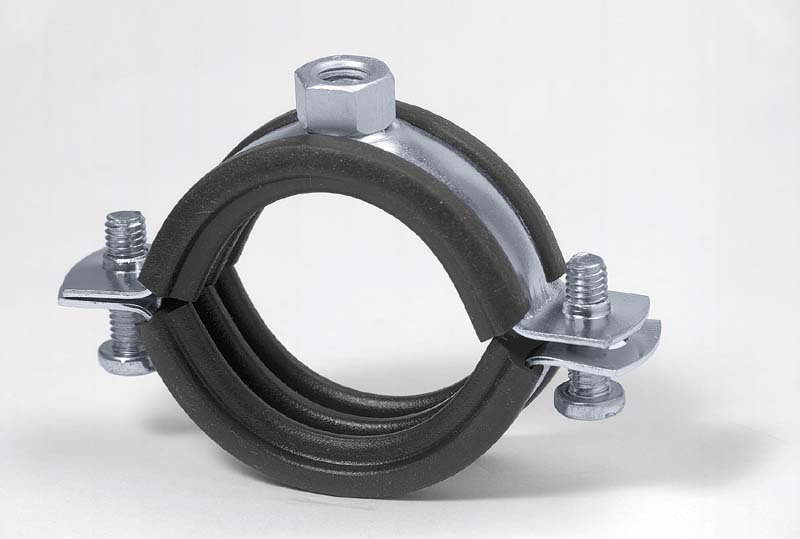Objímka dvoušroubová M8 25–30 mm 3/4˝ pozink