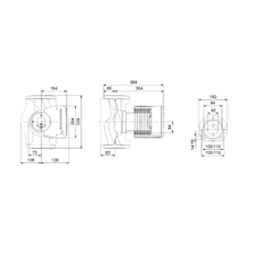 Čerpadlo oběhové Grundfos MAGNA3 40-100 F 220 1x230V PN6/10